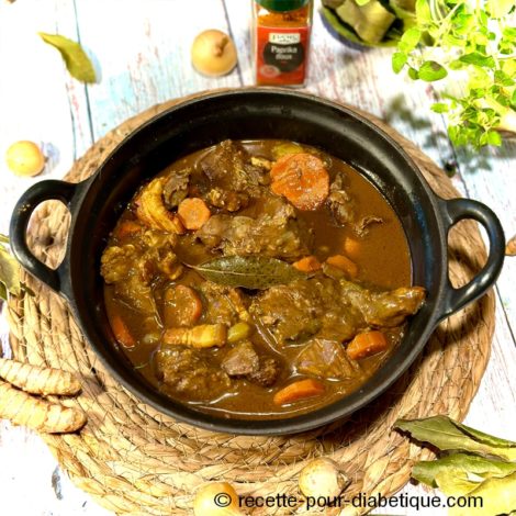 Boeuf Bourguignon au Curcuma et Paprika