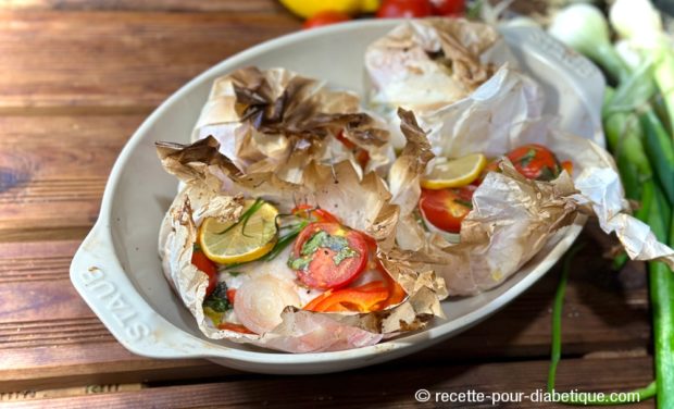 Papillotes de Lieu aux herbes