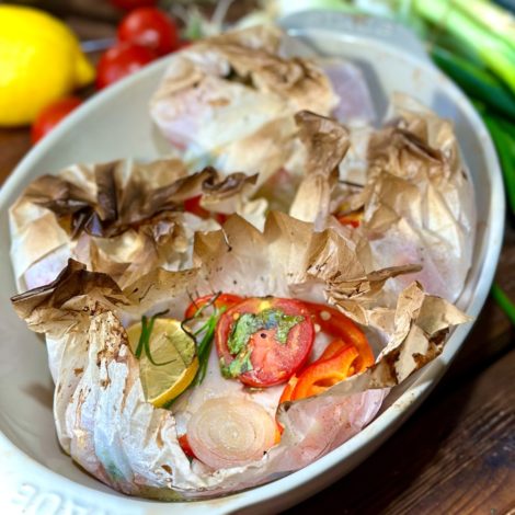 Papillotes de Lieu aux herbes