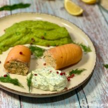 Ballotines aux 2 saumons (vapeur)