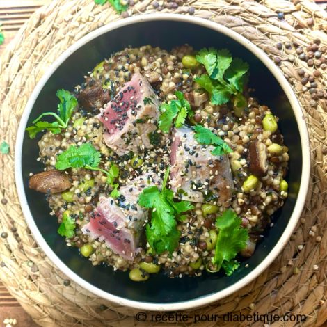 Risotto de Sarrasin et Lentilles au Thon