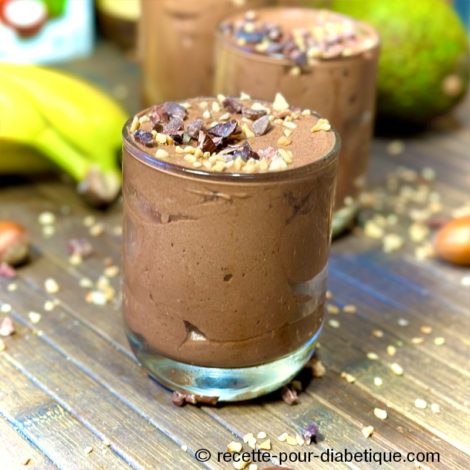 Crème au Chocolat, Banane et Avocat