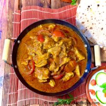Fajitas Indiennes au Curry et Chapatis