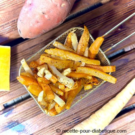 Frites de légumes ( IG Bas )