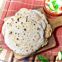 Fajitas Indiennes au Curry et Chapatis