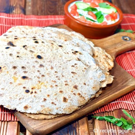 Chapatis IG Bas  (galettes indiennes)