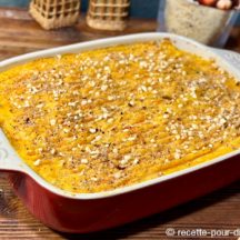 Hachis Parmentier au vin rouge