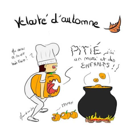 Velouté d'Automne pour Halloween (illustré)