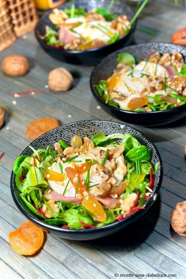 Salade au Picodon Chaud