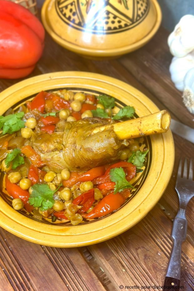 Souris d'agneau ig bas à l'orientale