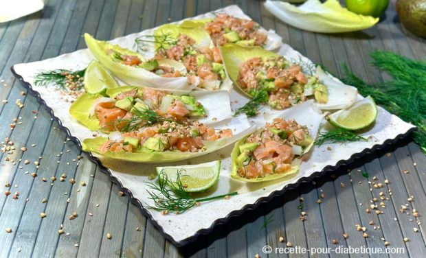 Navettes de Tartare de Saumon ig bas