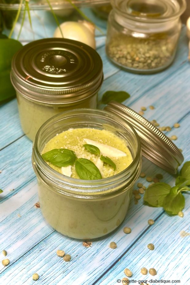 Velouté de Courgettes aux Pois cassés