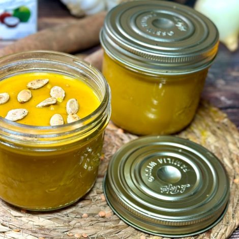 Velouté de Potimarron aux lentilles et Curry Coco