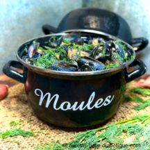 Moules marinières à l'aneth