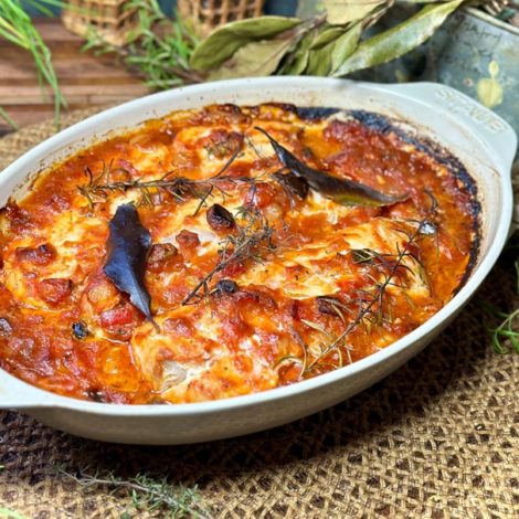 Gratin de poisson à la provençale