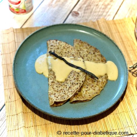 Crêpes au caramel Beurre salé (revisité sans sucre)