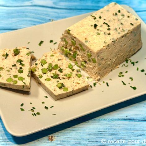 Terrine de Saumon et Petits Pois