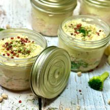 Parmentier Chou-fleur Pois chiches au Saumon (IG Bas)