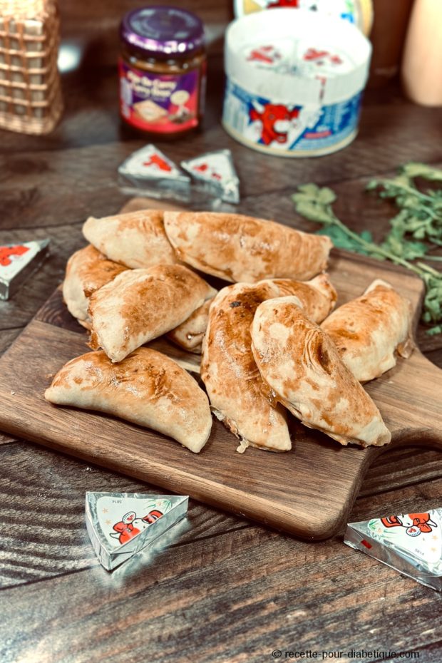 Empanadas Poulet Curry et Vache qui rit