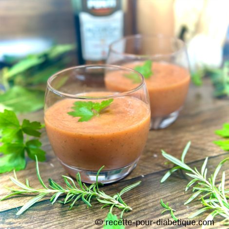 Gaspacho mariné au Bouquet garni