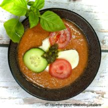 Gaspacho tomate Mozzarella