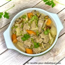 Blanquette de veau aux petits légumes Ig Bas