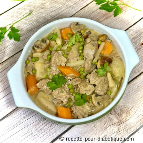 Blanquette de veau aux petits légumes Ig Bas