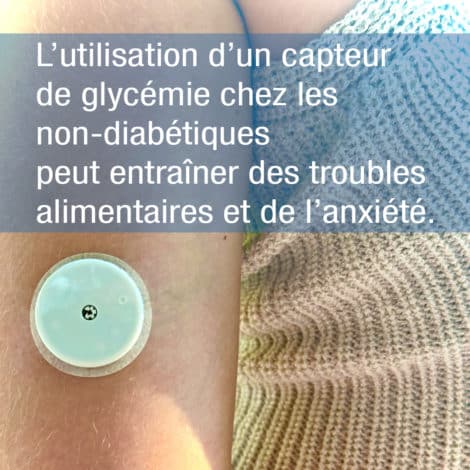 Utilisation des capteurs de glucose chez les non diabétiques