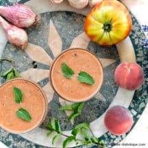 Gaspacho aux Pêches