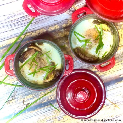 Oeufs Cocotte aux Cèpes