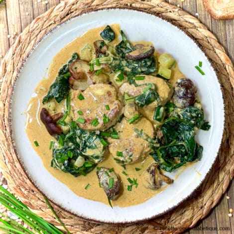 Filet Mignon à la Crème et Shiitake