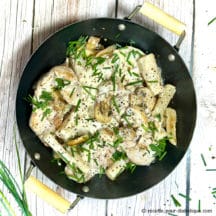 Poulet à la moutarde et Salsifis