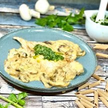 Escalope de veau à la crème