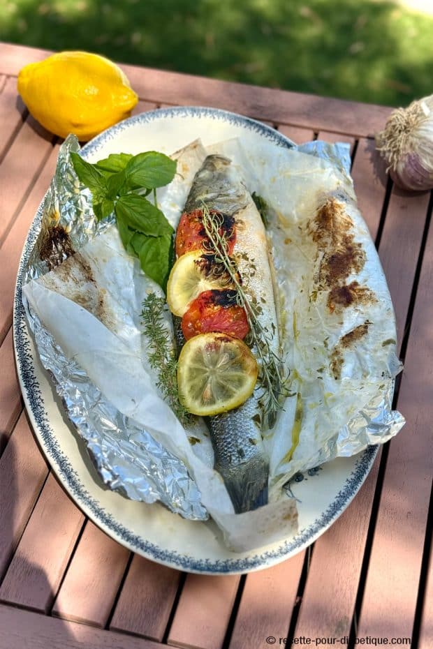 Loup en papillote