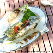 Loup en papillote