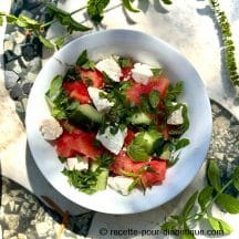 Salade pastèque feta