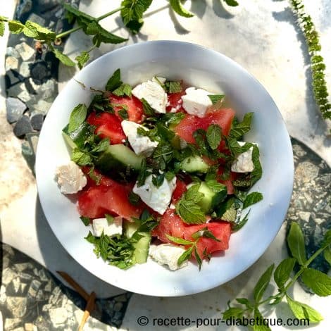 Salade pastèque feta