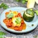 Morue piperade et courgettes