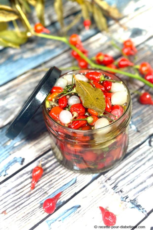 Pickles de piments Biquinho