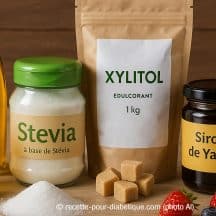 sucres et édulcorants pour diabétiques