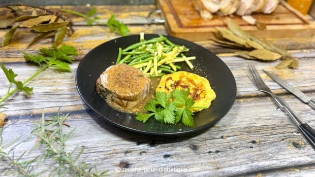Rôti de veau farci