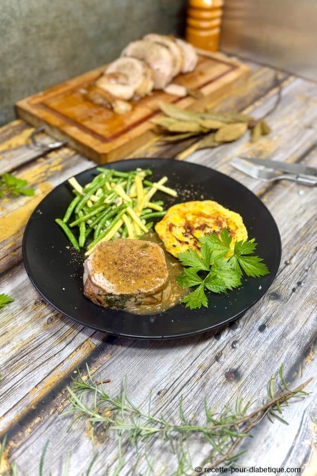 Rôti de veau farci