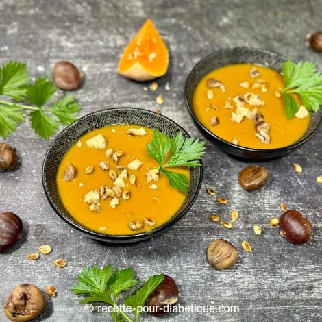 Velouté automne butternut marron