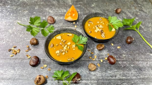 Velouté automne butternut marron