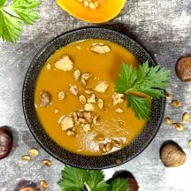 Velouté automne butternut marron