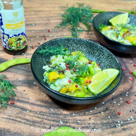 tartare de cabillaud japonais