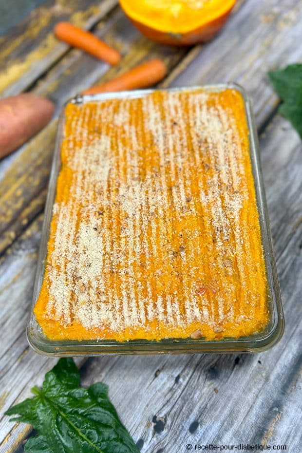 Parmentier ig bas cabillaud patate douce