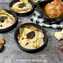 Purée de Noël au chou fleur - marron et truffes