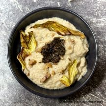 Purée de Noël au chou fleur - marron et truffes