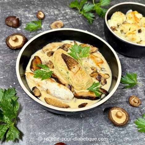 Quenelles sauce suprême aux morilles